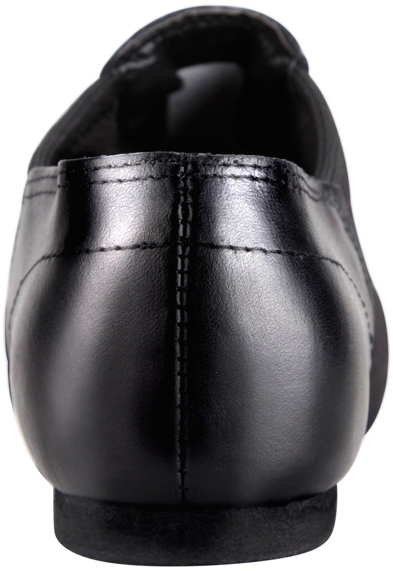 Linodes (Tent Leather Upper Jazz Shoe Slip-on for Women and Men's Dance Shoes Black 5.5M - Image 3